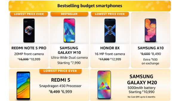 Amazon Fab Phones Fest (dall'11 al 13 aprile) Ottieni forti sconti sugli smartphone economici