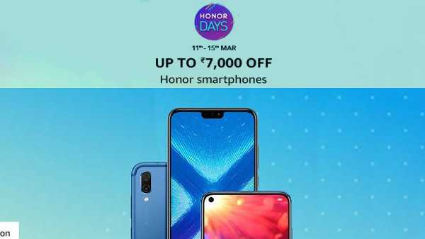 Amazon Honor Day-salg Få opp til Rs. 7000 avslag på Honor-smarttelefoner