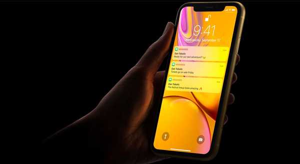 Pengganti 3D Touch lainnya iOS 12.1.1 memungkinkan iPhone XR memperluas peringatan dengan Haptic Touch