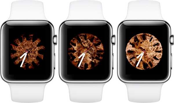 Apple ajoute de nouvelles faces Fire, Vapor, Water et Liquid Metal à l'Apple Watch