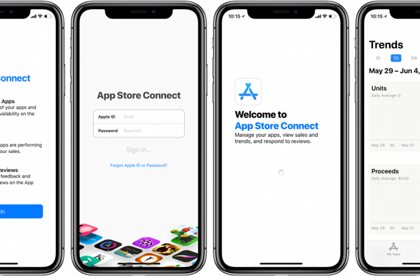Apple hat eine neue App für Entwickler App Store Connect
