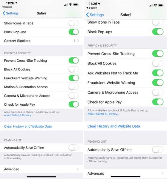 Apple entfernt die veraltete Do Not Track-Funktion von Safari