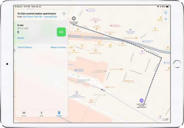 Apple Maps lanza direcciones de tránsito en Dinamarca, Suecia, Noruega y Finlandia