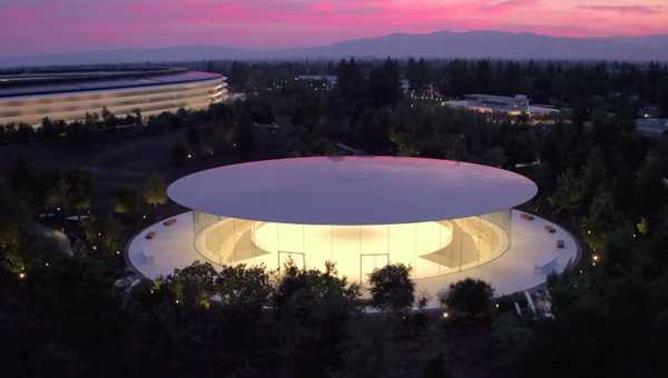 Steve Jobs Theatre dari Apple Park memenangkan penghargaan teknik untuk seni struktural