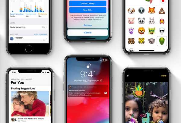 Apple lance les premières versions bêta d'iOS 12.1.2, watchOS 5.1.3, tvOS 12.1.2 et macOS 10.14.3