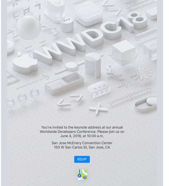 Apple invia inviti multimediali per il keynote del 4 giugno WWDC