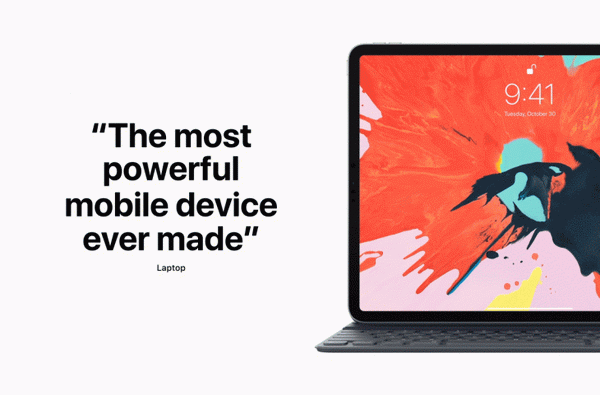 Apple partage les meilleures citations de test iPad Pro