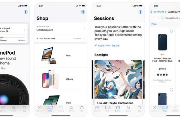 Apple Store-app ontvangt een update met een nieuwe zoekinterface, meer