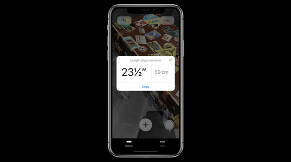Apple stellt neue AR-Mess-App Measure vor