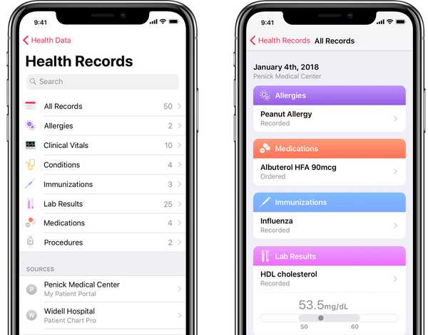 Apple Health Records se extinde la aproape 80 de furnizori medicali