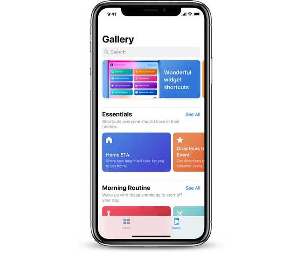 App delle scorciatoie di Apple disponibile su App Store