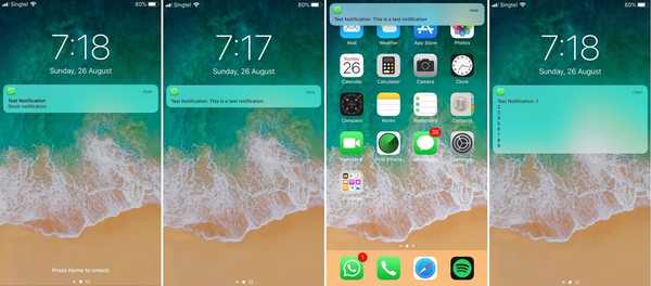 Augment pengalaman notifikasi iOS dengan NotificationsUnleashedXI