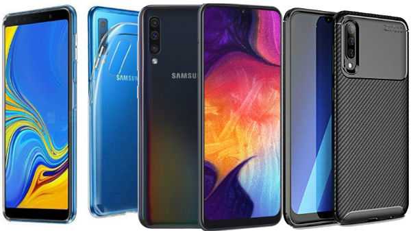 Beste Samsung Galaxy A50 tilbehør Attraktive etui og deksler å kjøpe