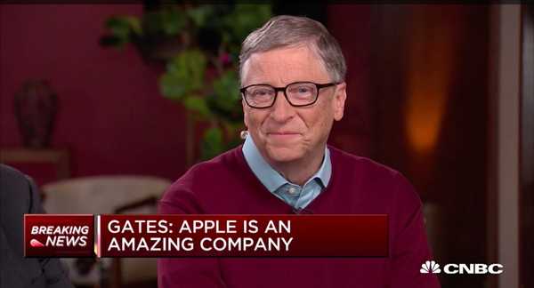 Bill Gates Apple es una compañía increíble