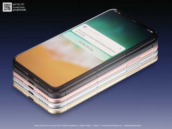 IPhone 8 da Bloomberg para substituir o botão Home pelo iOS 11 Dock e novos controles de gesto