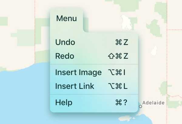 Een Mac-stijlmenu bouwen voor iOS