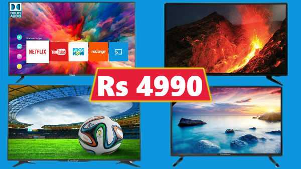 Panduan pembelian LED Anggaran, HD dan Smart TV untuk dibeli di India mulai dari Rs. 4,999