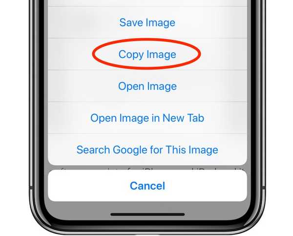 Med Chrome för iOS kan du äntligen kopiera webbplatsbilder till Urklipp