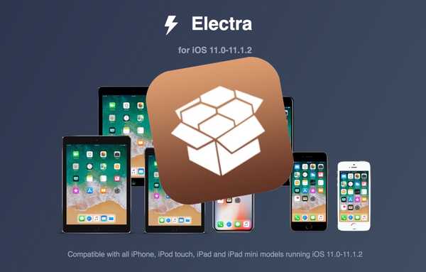 CoolStar sier at en modifisert Cydia kommer til Electra iOS 11.0-11.1.2 jailbreak