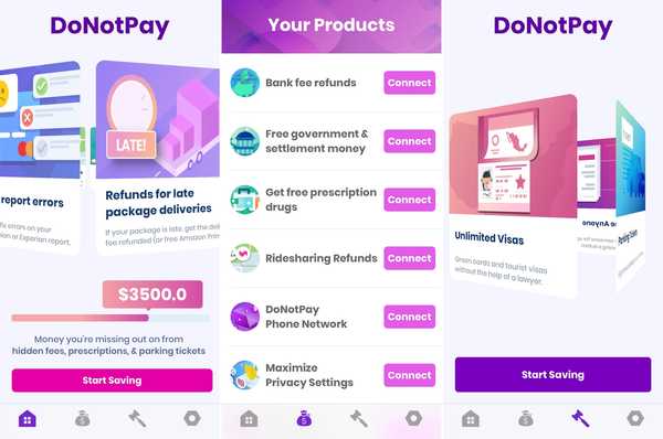 Mit der DoNotPay-App können Sie jemanden mit Ihrem iPhone verklagen