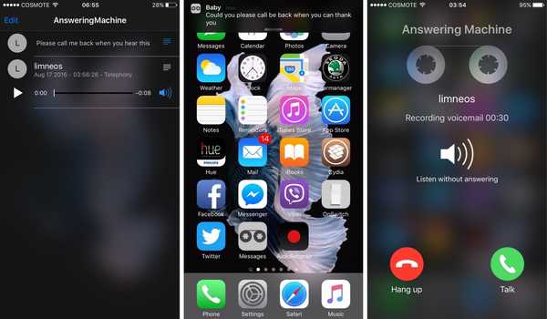 Elias Limneos lanceert AnsweringMachine X voor gejailbreakte iPhones op iOS 11