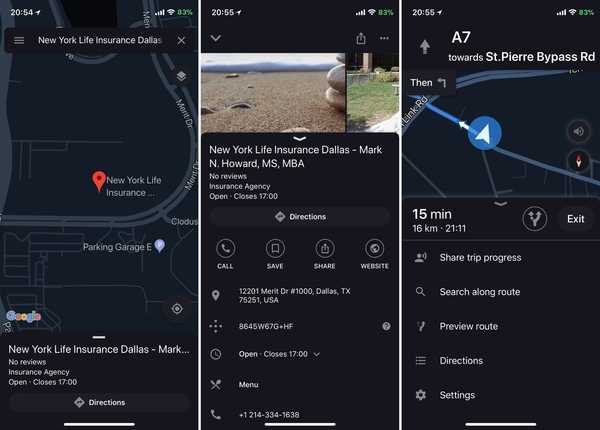 Opplev en kompromissløs mørk modus i Google Maps med mørke GMaps