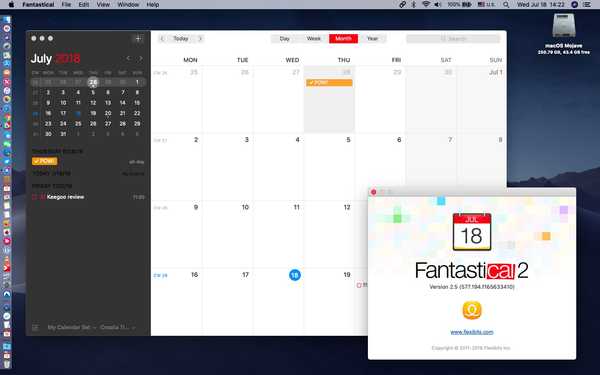 Fantastical 2.5 pentru propuneri de timp pentru Mac, suport Meetup.com și alte avantaje