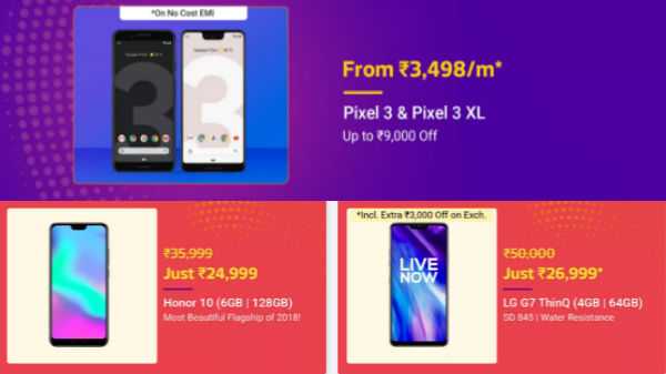 Flipkart Big Shopping Days-salg Kjøp high-end smarttelefoner på EMI med null prosent rente