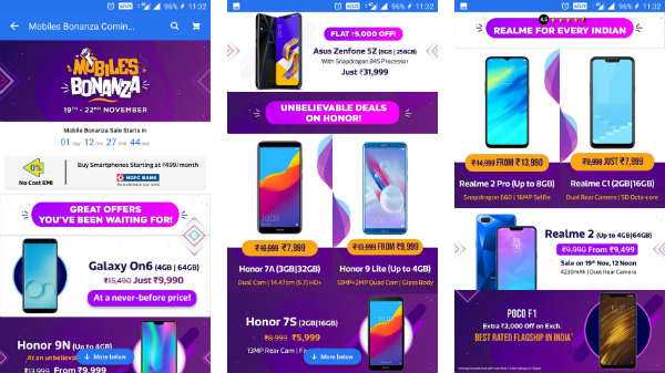 Flipkart Mobile Bonanza Sale Dapatkan diskon untuk smartphone dari Samsung, Xiaomi, Motorola, dan lainnya