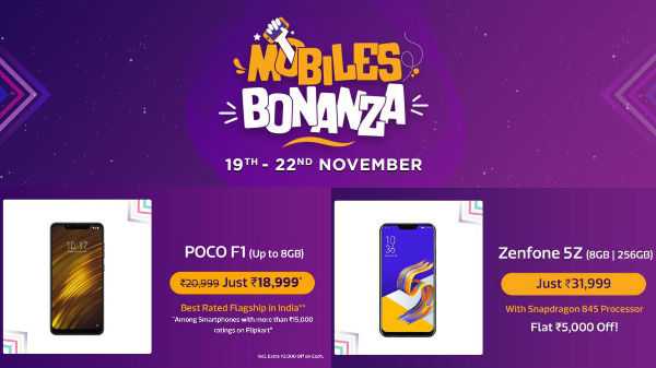 Flipkart Mobiles Bonanza Last Day Offers Obtenha descontos pesados ​​nos melhores smartphones RAM de 6GB