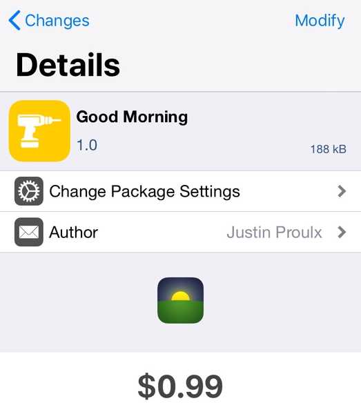Good Morning Een tweak die je favoriete app lanceert voordat je elke ochtend wakker wordt