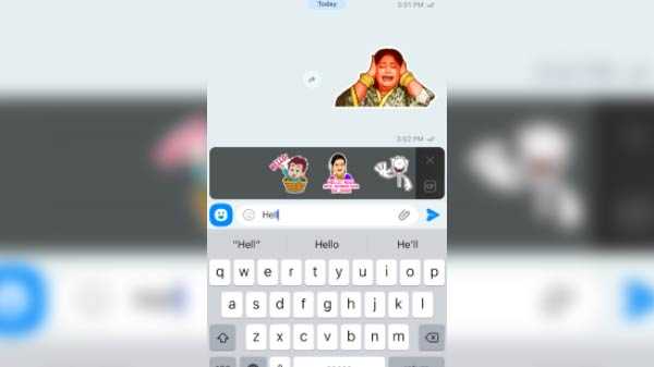 Ulasan aplikasi Hike Sticker Chat Mengurangi upaya pengetikan Anda