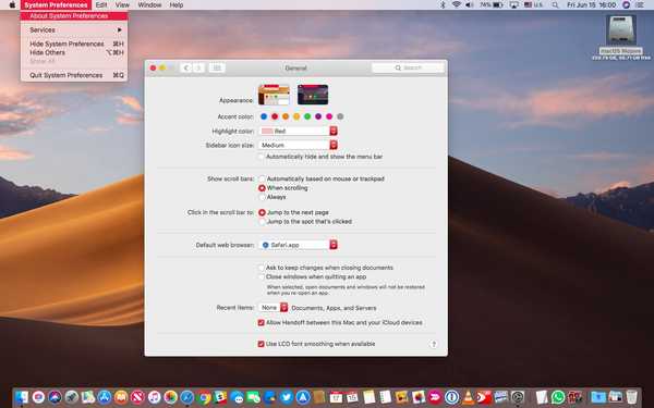 Slik justerer du aksentfargen på Mac-en