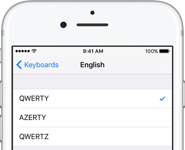 Como alterar o layout do teclado do iPhone
