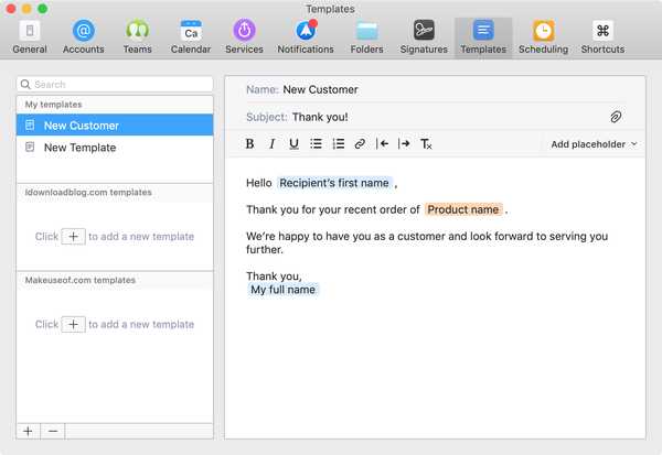 Cara membuat dan menggunakan templat email Spark di Mac dan iPhone
