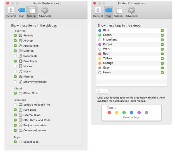 Como personalizar a barra lateral do Finder no seu Mac