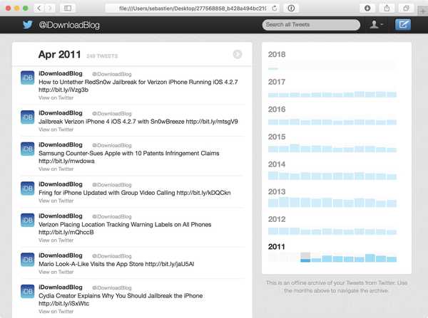 Come scaricare e visualizzare l'intera cronologia di Twitter