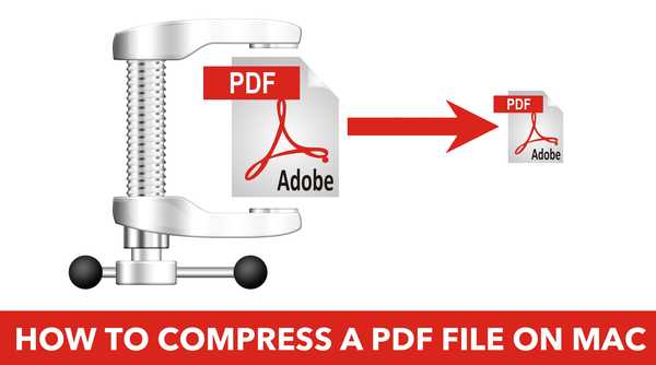 Slik reduserer du filstørrelsen på en PDF på Mac