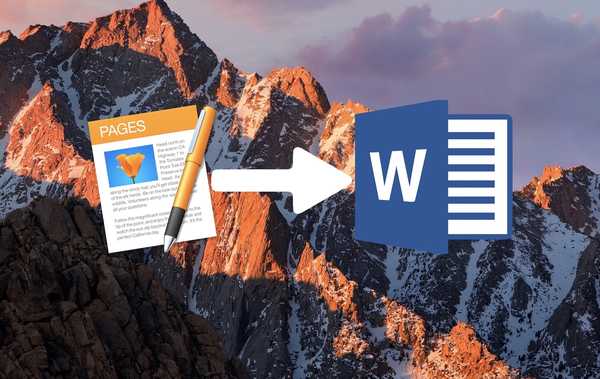 Comment enregistrer un document Pages en tant que document Word