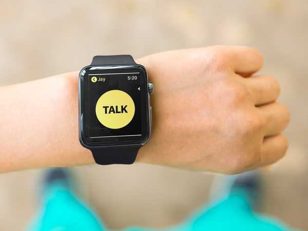 Slik sender du talemeldinger ved hjelp av Apple Watch Walkie-Talkie-funksjonen