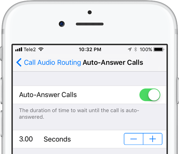 Como configurar o iPhone para atender automaticamente chamadas