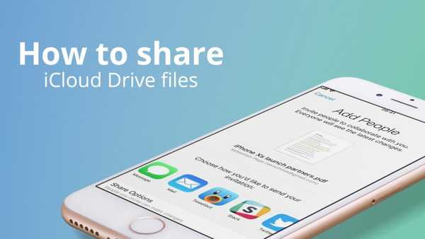 Hoe iCloud Drive-bestanden te delen