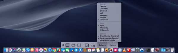 Hvordan ta skjermbilder og fange skjermopptak i macOS Mojave