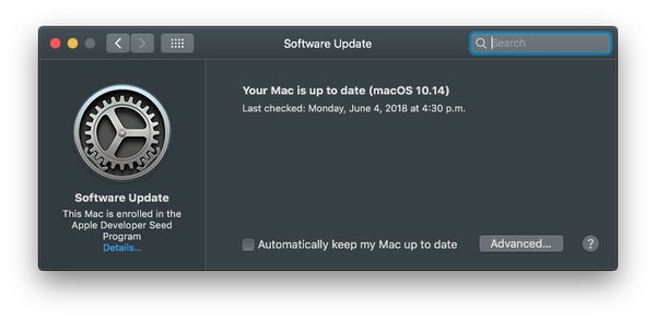 De macOS-software bijwerken en andere Mac-systeemupdates installeren in Mojave