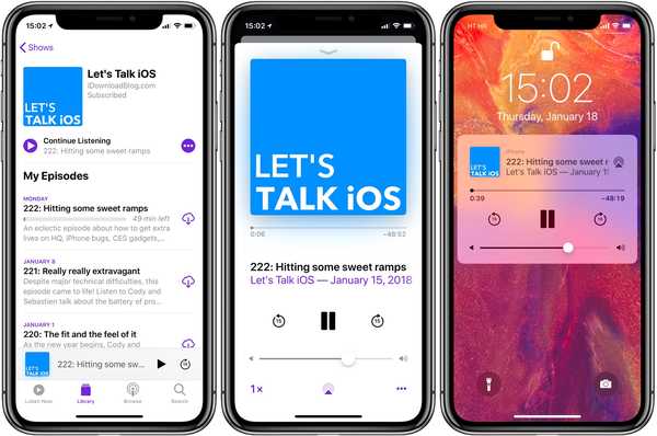 Hoofdstukmarkeringen gebruiken in de Podcasts-app van Apple