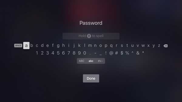 Come utilizzare la funzione Compilazione automatica delle password su Apple TV