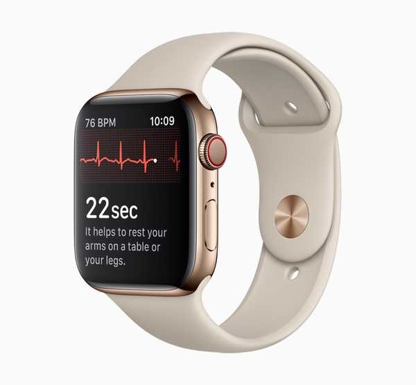 Verwendung der EKG-App auf der Apple Watch