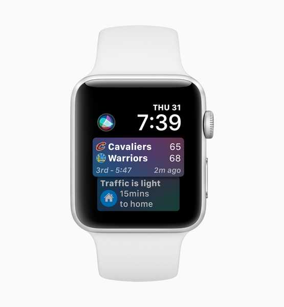 So verwenden Sie das verbesserte Apple Watch Siri-Gesicht