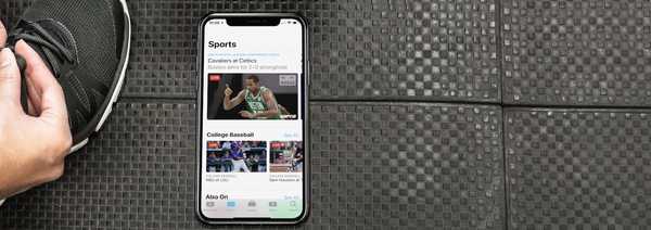 Cum să urmăriți sport și să obțineți scoruri în direct în aplicația TV Apple