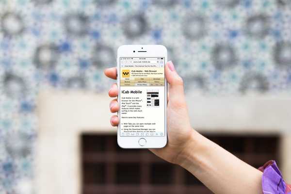 iCab Mobile revisa un navegador web diferente para su dispositivo iOS